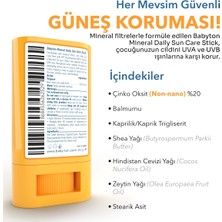 Babyton Doğal Güneş Koruyucu Stick 30 Spf