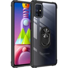 Megafox Teknoloji Samsung Galaxy M51 Uyumlu Kılıf Mola Kapak, Siyah