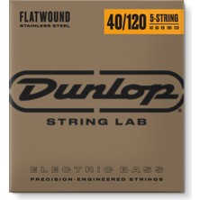 Jim Dunlop DBFS40120S Stainless Steel Flatwound Bas Gitar Teli (40-120)