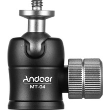 Bra2nd Andoer Mt-04 Mini Top Kafa 360 Derece Standart 1/4 (Yurt Dışından)