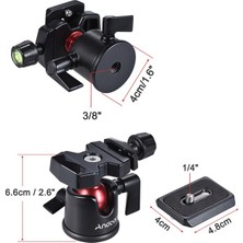 Bra2nd Andoer Mini Top Kafa Ballhead Masa Tripod Standı Adaptörü (Yurt Dışından)