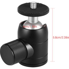 Bra2nd Andoer Tripod Top Kafa 360 Derece Döner Dslr Kamera (Yurt Dışından)