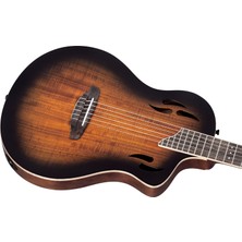 Ortega Rtpdlx-Aca Tourplayer Deluxe Acacia Burst Elektro Klasik Gitar