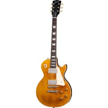 Gibson Les Paul Standard '50S Figured Top Elektro Gitar (Honey Amber)