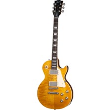 Gibson Les Paul Standard '60S Figured Top Elektro Gitar (Honey Amber)