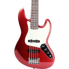 SX SJB62 /5/MRD 5 Telli Bas Gitar (Metallic Red)