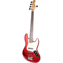 SX SJB62 /5/MRD 5 Telli Bas Gitar (Metallic Red)