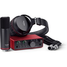 Focusrite Scarlett Solo Studio Gen 4 Kayıt Paketi