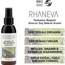 Rhaneva Onarıcı Saç Bakım Kremi, Organik ve Vegan Sertifikalı, 125 ml