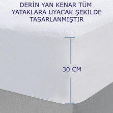 Teksnil Home | Pamuk Fıtted Sıvı Geçirmez Çift Kişilik Bebek Alez | Yatak Koruyucu Alez | Full Kenar Çarşaf 160x200