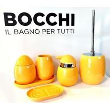 Bocchi Uovo 3023-021 6lı Banyo Seti Parlak Mandalina Sarısı