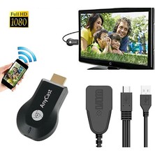 Anycast M9 Plus Full Hd HDMI Kablosuz Görüntü ve Ses Aktarıcı Cihaz