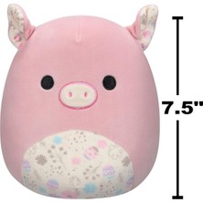 Toyfest Squishmallows Paskalya Baskılı Göbekli Domuz Peter Yumuşak Pürüzsüz Peluş Oyuncak - 20 cm