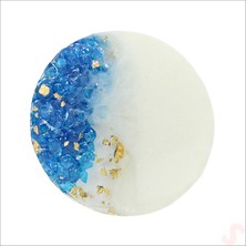 Süsle Bebek ve Parti Mavi Taşlı 6,50 cm Epoksi Magnet - 1 Adet