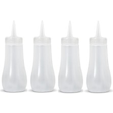 Corona Professional Ketçap & Mayonez Şişe Kapaklı Tombul 240 ml BO2064 4'lü Set