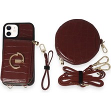 Joko Iphone 12 Kılıf Ermes Kapak - Bordo 376008