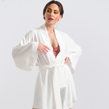 Hoelo Beyaz Kimono