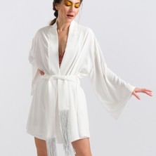 Hoelo Beyaz Kimono