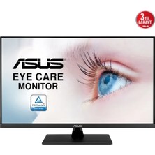 ASUS VP32AQ   31.5 2K IPS 2560x1440 5MS 75HZ DP HDMI MM VESA 3YIL EYECARE PLUS,FLICKER-FREE,CERCEVESIZ,DUSUK MAVI ISIK  Monitör