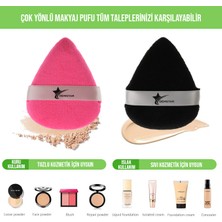 Demstar Professional Makeup Puff Makyaj Süngeri Puff Lila