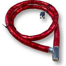 18 mm Süper Kalın 120 cm Çelik Motosiklet Kilidi