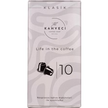 The Kahveci Nespresso Uyumlu Klasik Kapsül Kahve 10'lu