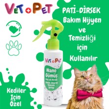 Vetpet Kedi Için Nano Gümüş Pati ve Dirsek Bakım ve Onarım Temizlik Spreyi