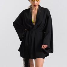 Hoelo Siyah Kimono