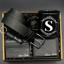 As Gift Kişiye Özel Siyah Kupa & Kemer & Cüzdan & Anahtarlık & Kartlık