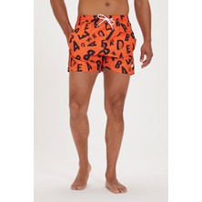 Bad Bear Badbear Bling Erkek Deniz Sort - Turuncu