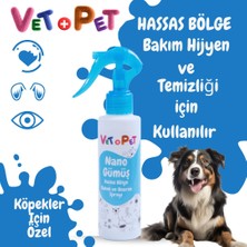 Vetpet Köpek Için Nano Gümüş Hassas Bölge Bakım ve Onarım Spreyi 150 ml