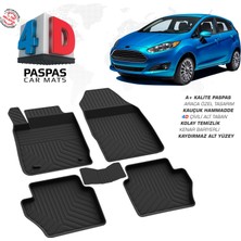 RK Carshop Ford Fiesta 8 Ferrous 4d Havuzlu Kauçuk Paspas 2018 ve Üstü