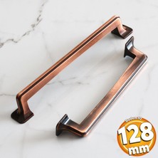 Badem10 Penguen 128 mm Antik Bakır Metal Kulp Mobilya Mutfak Çekmece Dolap Dolabı Kapak Kulpları Kulbu Kulbu