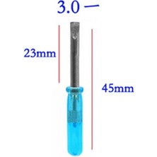 Saatse 3mm Küçük Mini Düz Tornavida Saat Elektronik Tamiri