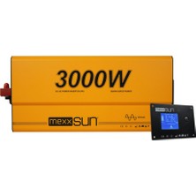 Mexxsun 12V VOLT-3000W Watt Ups Tam Sınüs Inverter ( Ekranlı )