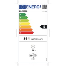 Kumtel HFR-100 3 Çekmeceli 88 Litre E Enerji Sınıfı  Derin Dondurucu