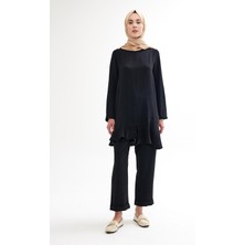 Plistre 1757_TESETTÜR Fırfırlı Tunik & Pantolon Ikili Takım