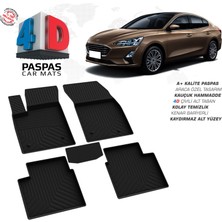 RK Carshop Ford Focus 4 Sedan Ferrous 4d Havuzlu Kauçuk Paspas 2019 ve Üstü