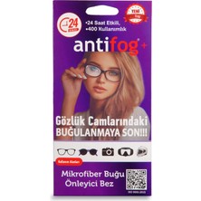 Benri Gözlük Temizleme Mendili 30'lu - Antifog Mikrofiber Buğu Önleyici Bez (400 Kullanımlık) 2li Set