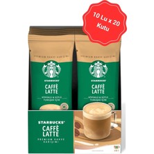 Starbucks Köpüklü ve Sütlü Yumuşak Içim Latte 14 g (10 Lu x 20 Kutu)