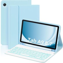 Esr Samsung Galaxy Tab A9 8.7 X110 X115 X117 Türkçe Qwerty Tuş Takımlı Rgb Işıklı Klavyeli Kılıf