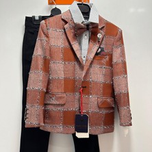 Cillop Butik Erkek Çocuk Ceketli 4lü Takım Elbise