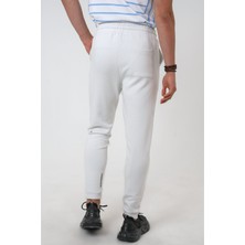 Back And Bond Açık Gri Regular Fit Pamuklu Beli Bağlamalı Jogger Pantolon