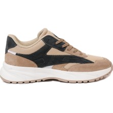 Back And Bond Termo Taban Bej Siyah Sneaker Ayakkabı