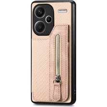 LR Joyful Xiaomi Redmi Note 13 Pro Plus 5g Karbon Fiber Deri Kaplamalı Pc+Tpu Telefon Kapağı (Yurt Dışından)