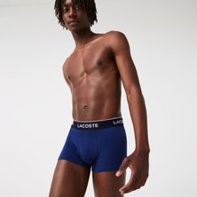 Lacoste Erkek 3'lü Renkli Boxer 5H3389T W64