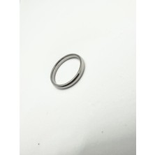 Luna Gümüş Gümüş Oval Alyans 3 mm