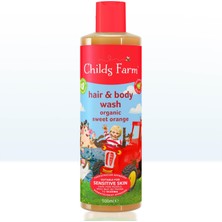 Childs Farm  Tatlı Portakal Özlü Çocuk Saç ve Vücut Şampuanı 500ML