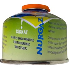 Nurgaz Minik Kartuş 80GR Vidalı Gaz Kartuş