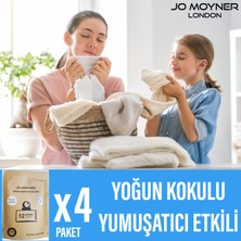 Jo Moyner Granül Çamaşır Parfümü Boncuk Çamaşır Yumuşatıcısı Konsantre Taze Keten 4 Paket